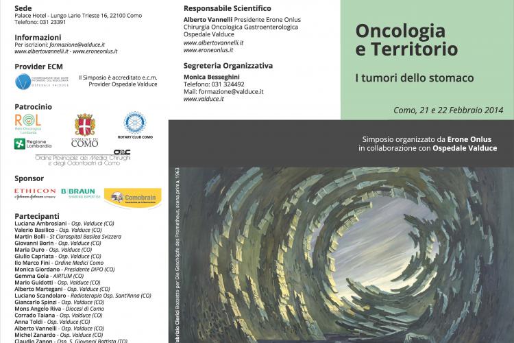Oncologia e territorio: i tumori allo stomaco